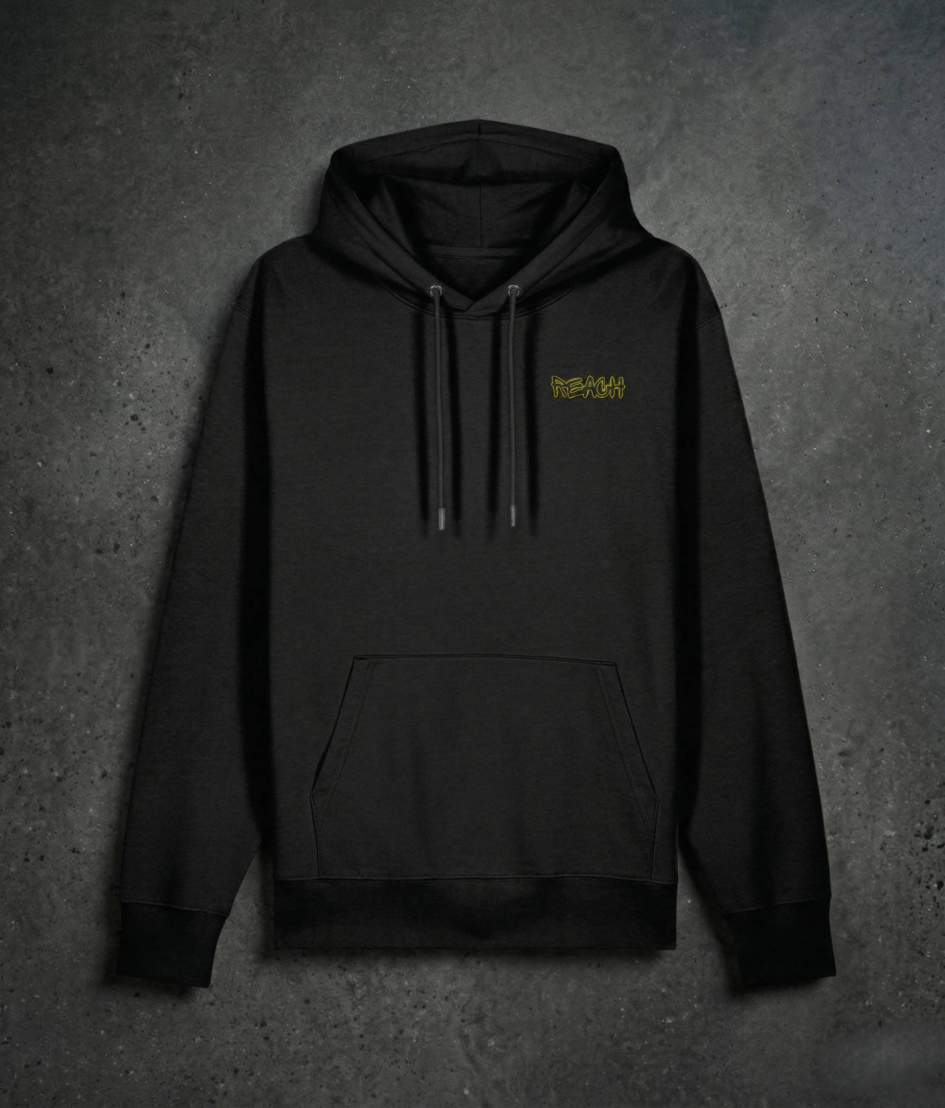 The REACH Heavyweight Hoodie // Stealth Black - reach competitions