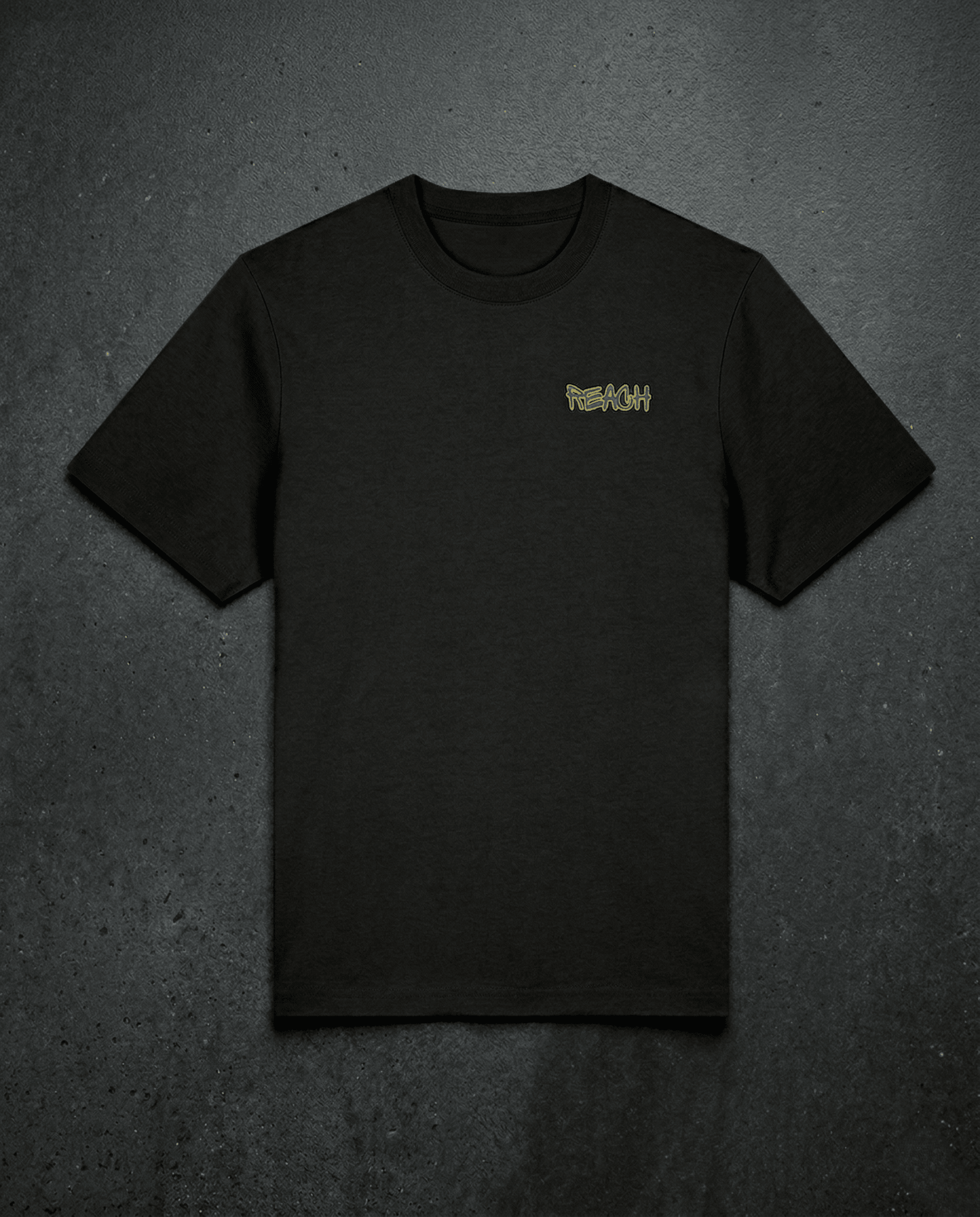The REACH Heavyweight Training Tee // Stealth Black - reach competitions